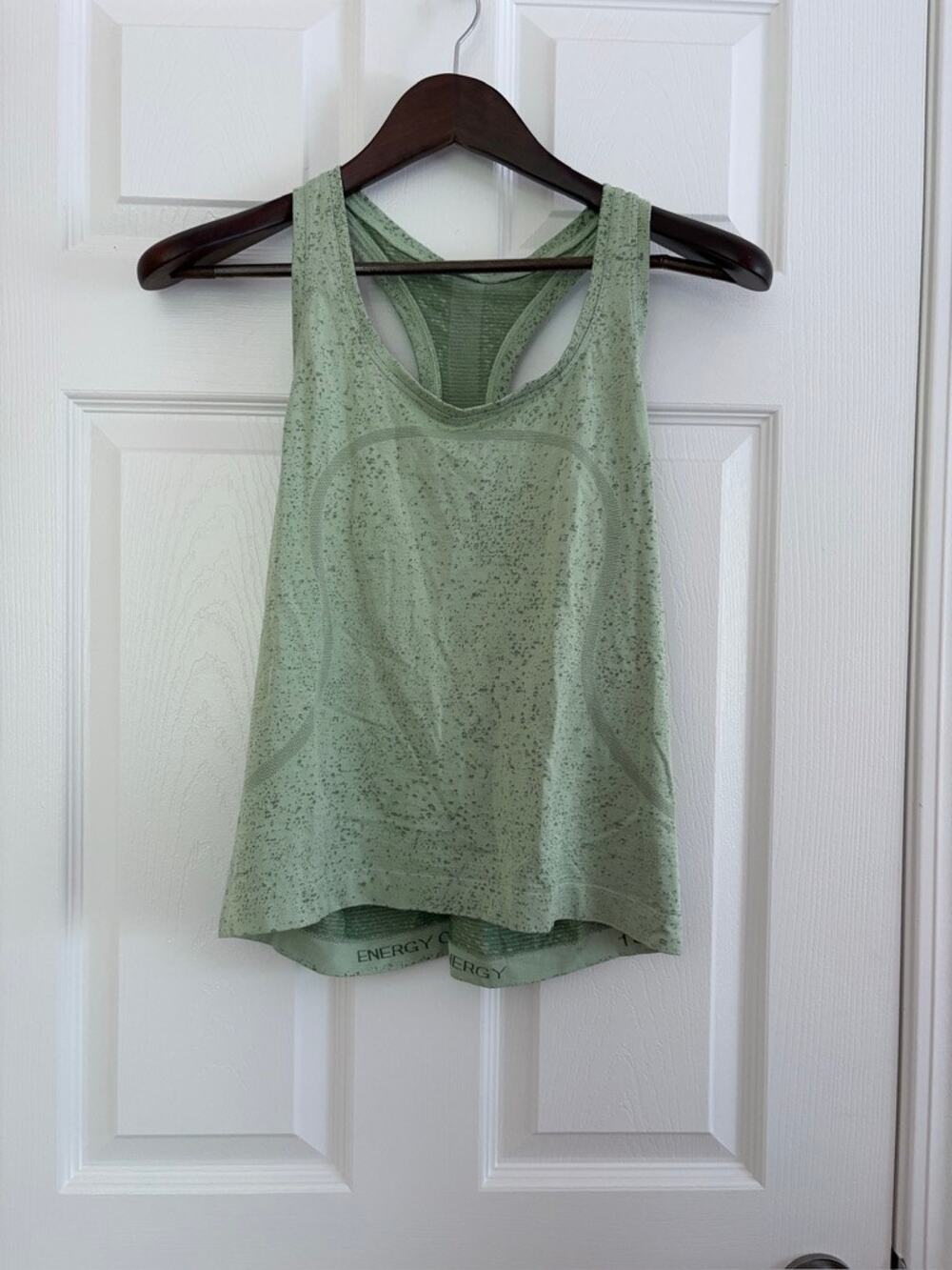 Lululemon Swiftly Tech Racerback Tank Green Speckled Seamless Top 10